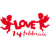 sticker san valentino love