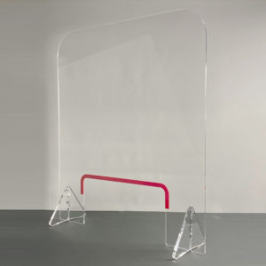 Pannello di protezione in Plexiglass 70x70cm